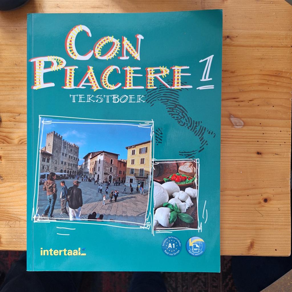 Con Piacere 1 tekstboek, Ophalen of Verzenden, Beta