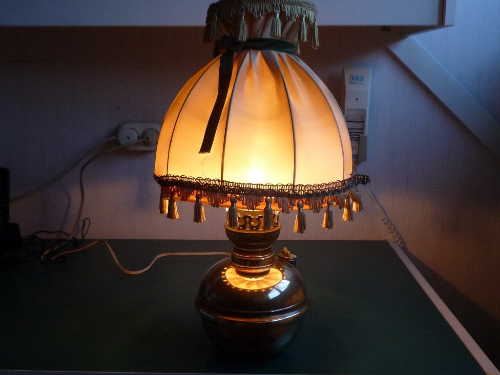 Petroleum lamp, Antiek en Kunst, Ophalen of Verzenden