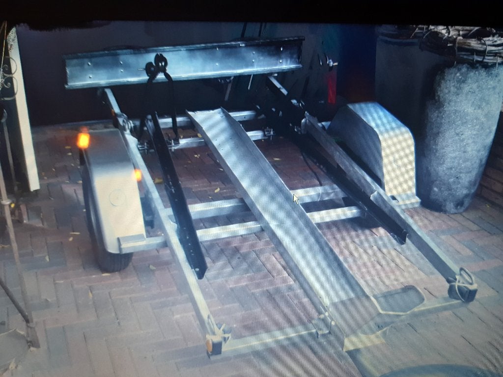 motortrailer, Ophalen, Gebruikt