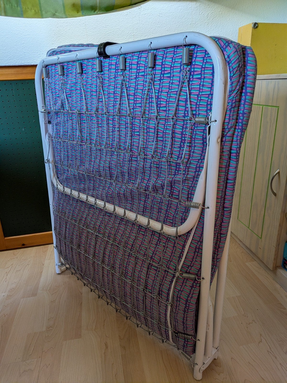 Opklapbed / Logeerbed, Ophalen, Gebruikt, Eenpersoons, Wit
