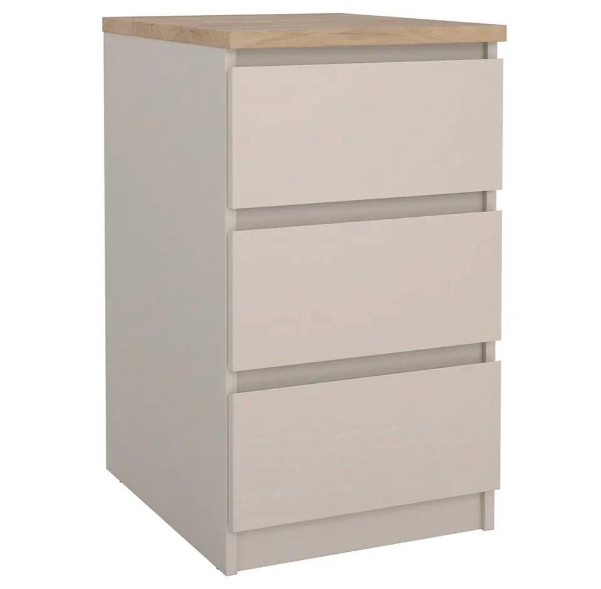 Ladekast met 3 lades nieuw in doos, Minder dan 50 cm, Nieuw, Ophalen of Verzenden, 3 of 4 laden