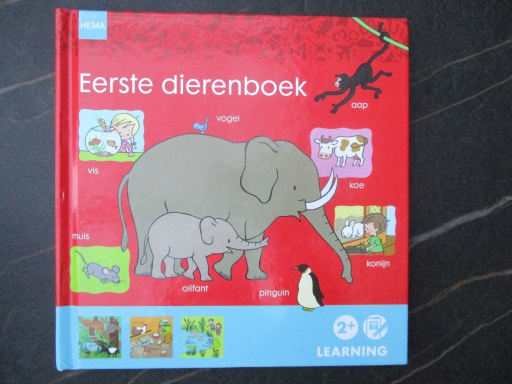 Eerste dierenboek - hardcover boek Hema Learning, Boeken, Ophalen of Verzenden, Zo goed als nieuw, Hema, 3 tot 4 jaar