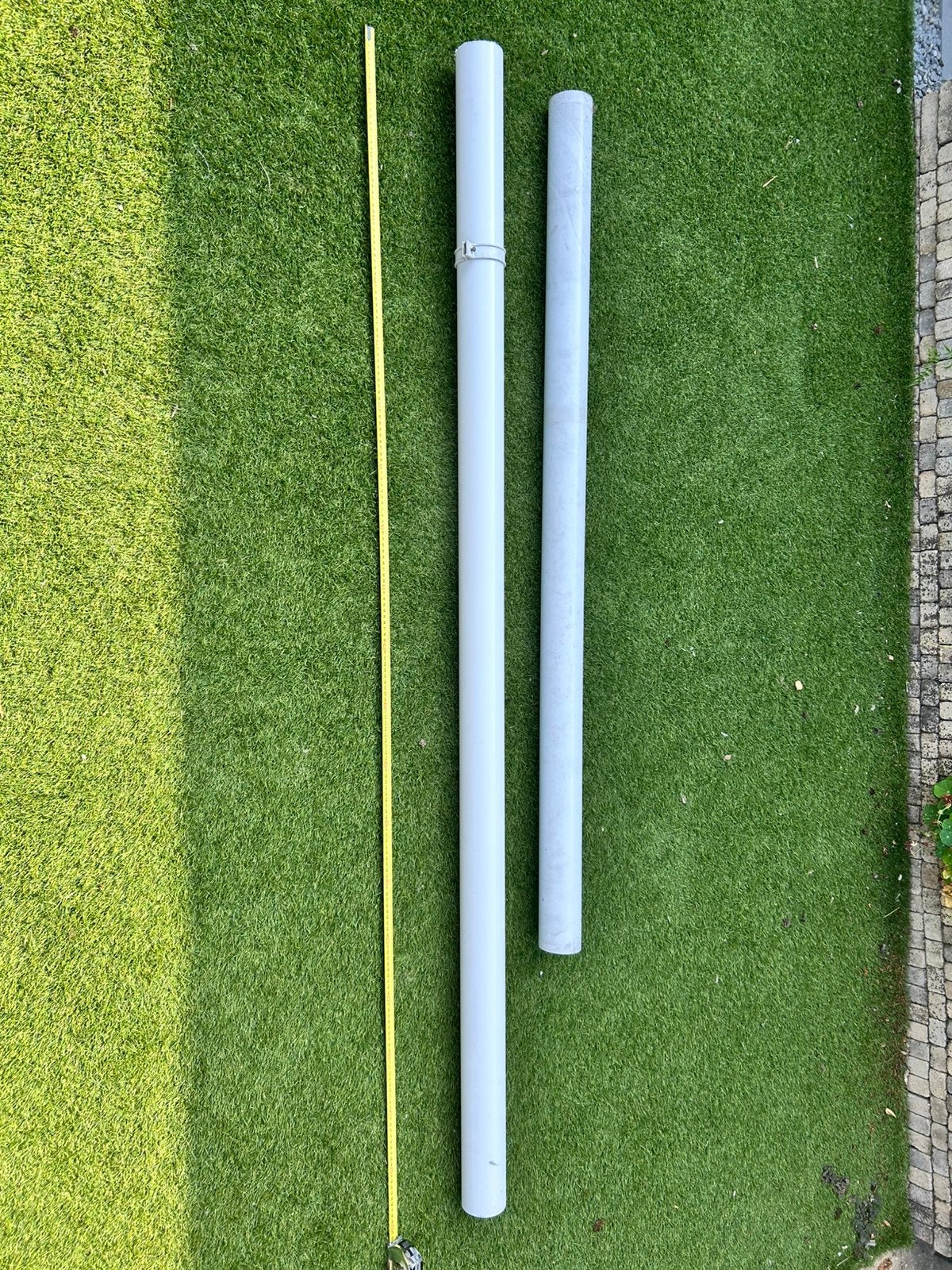 HWA wit 80mm, Doe-het-zelf en Verbouw, Buizen en Afvoer, Ophalen, Pvc, Zo goed als nieuw, Minder dan 2 meter