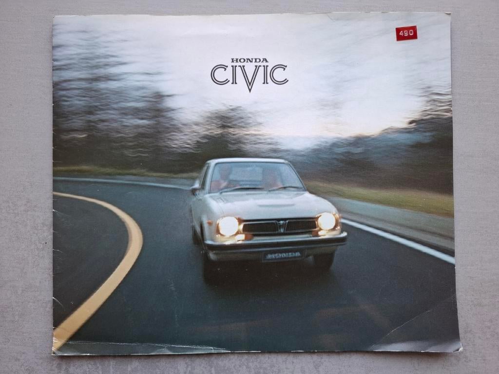Honda Civic brochure, Ophalen of Verzenden, Gelezen, Honda