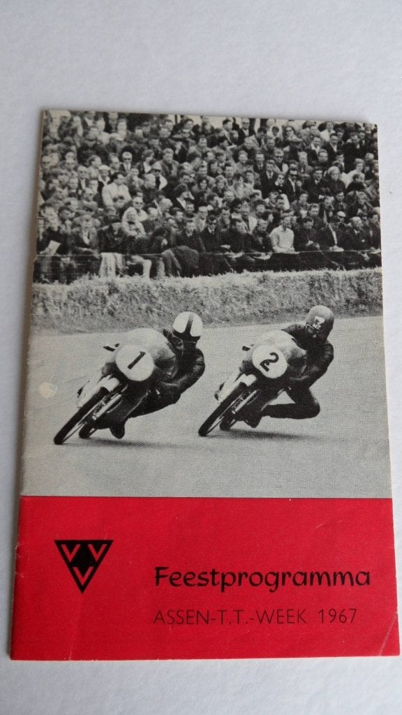 TT Assen 1967 motorwegrace feestprogramma, Verzamelen, Verzenden, Zo goed als nieuw, Motoren