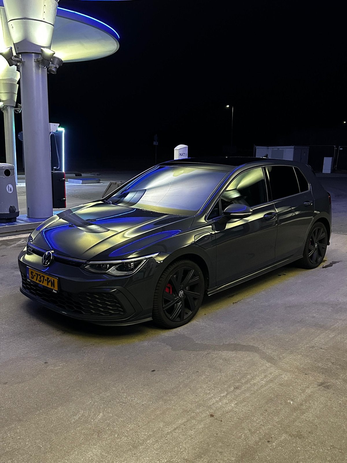 Volkswagen Golf 8 GTE Panoramadak E245pk DSG 2020 Grijs, Auto's, Volkswagen, 4 cilinders, Leder en Stof, 1395 cc, 1524 kg