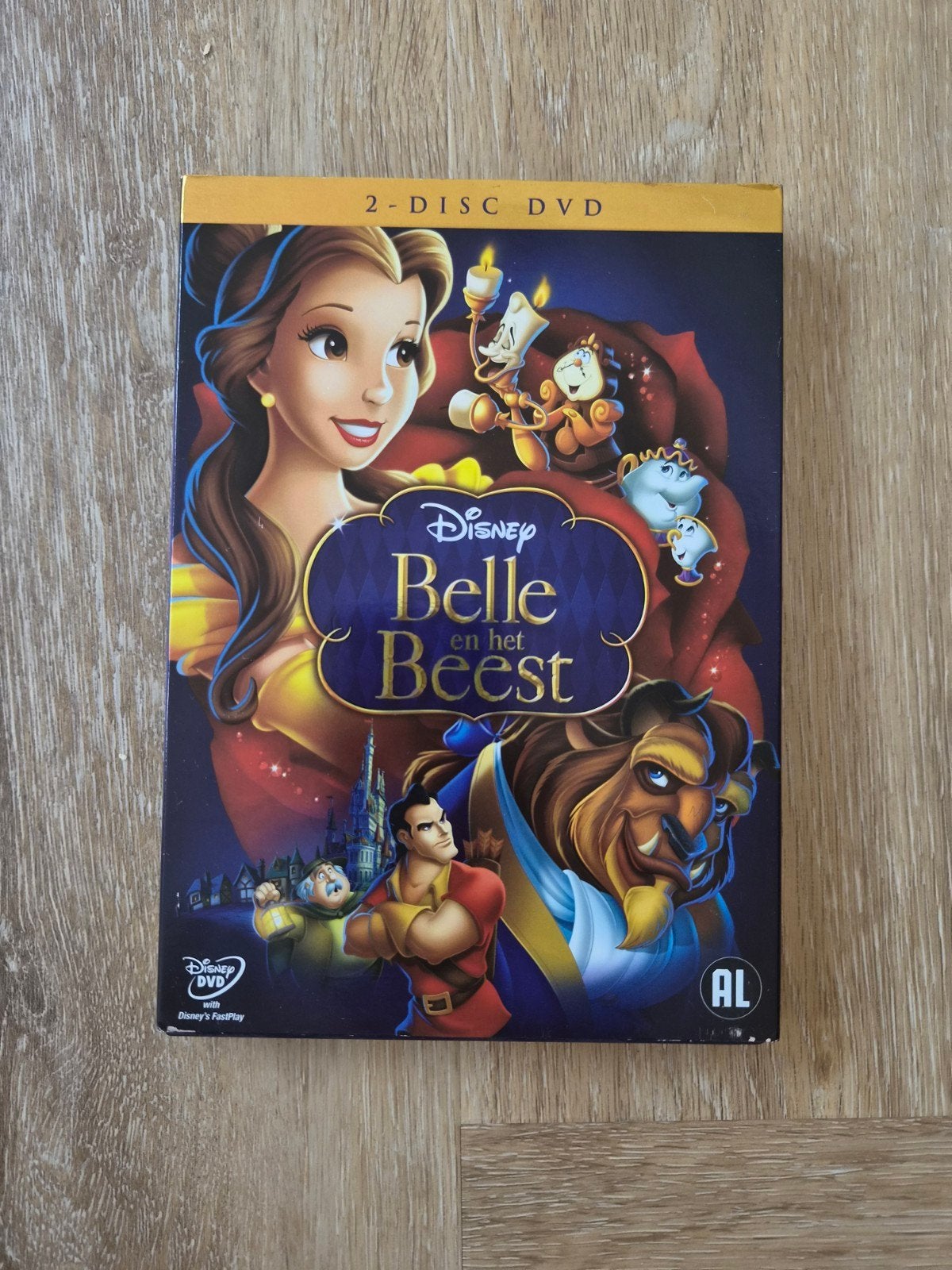 in nieuwstaat dvd belle en het beest, Cd's en Dvd's, Alle leeftijden, Ophalen, Zo goed als nieuw