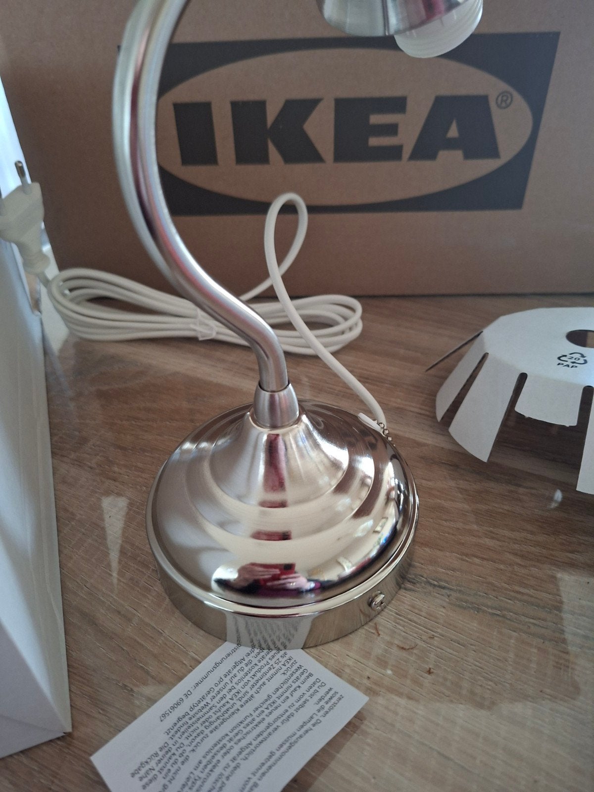IKEA ÅRSTID 2 wandlampjes nieuw, zonder kapjes. goed als nie, E14 (klein), Ophalen of Verzenden, Zo goed als nieuw, IKEA