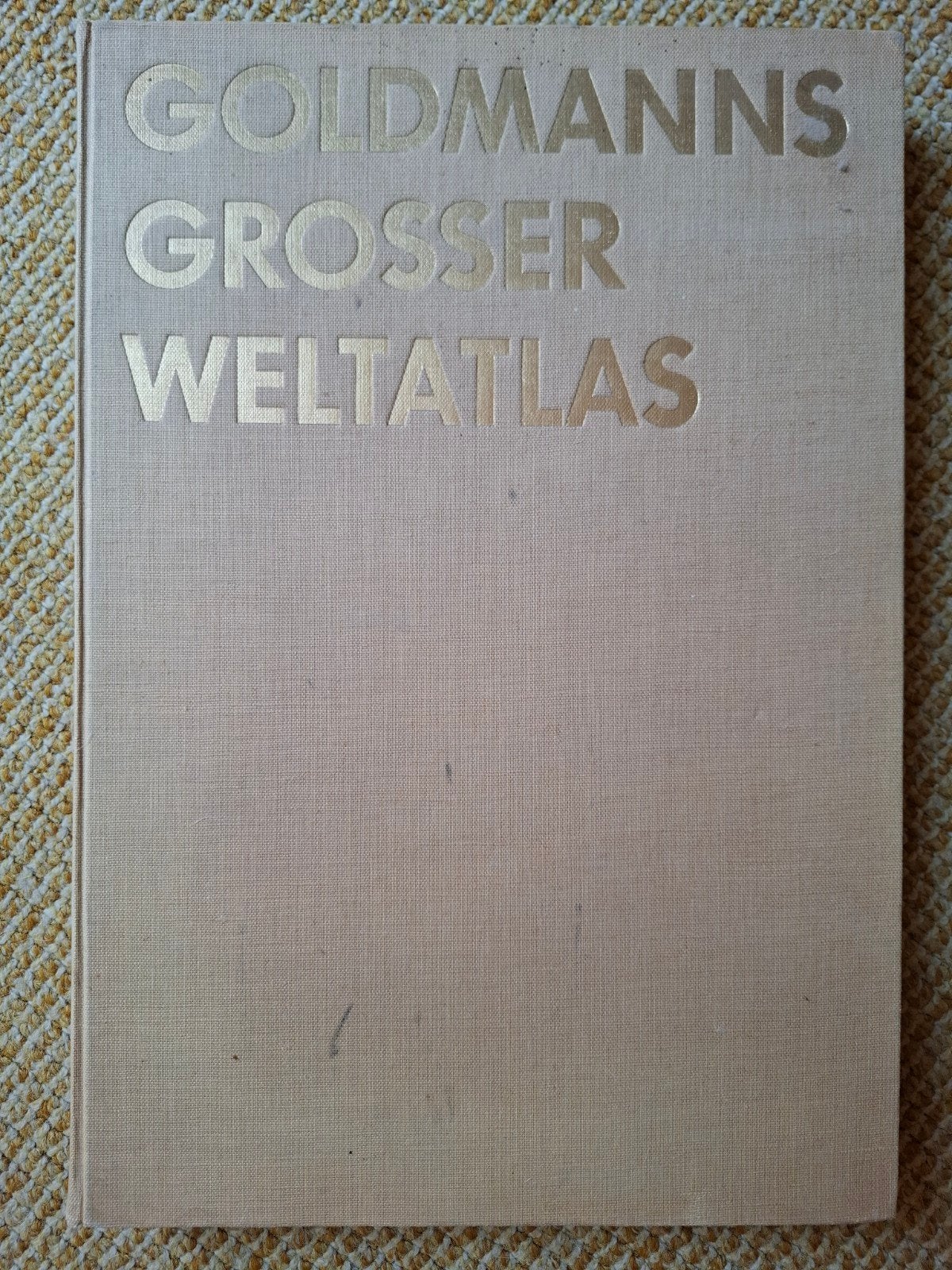 Antiquarische editie van 'Goldmanns Grosser Weltatlas' 1955, Ophalen of Verzenden