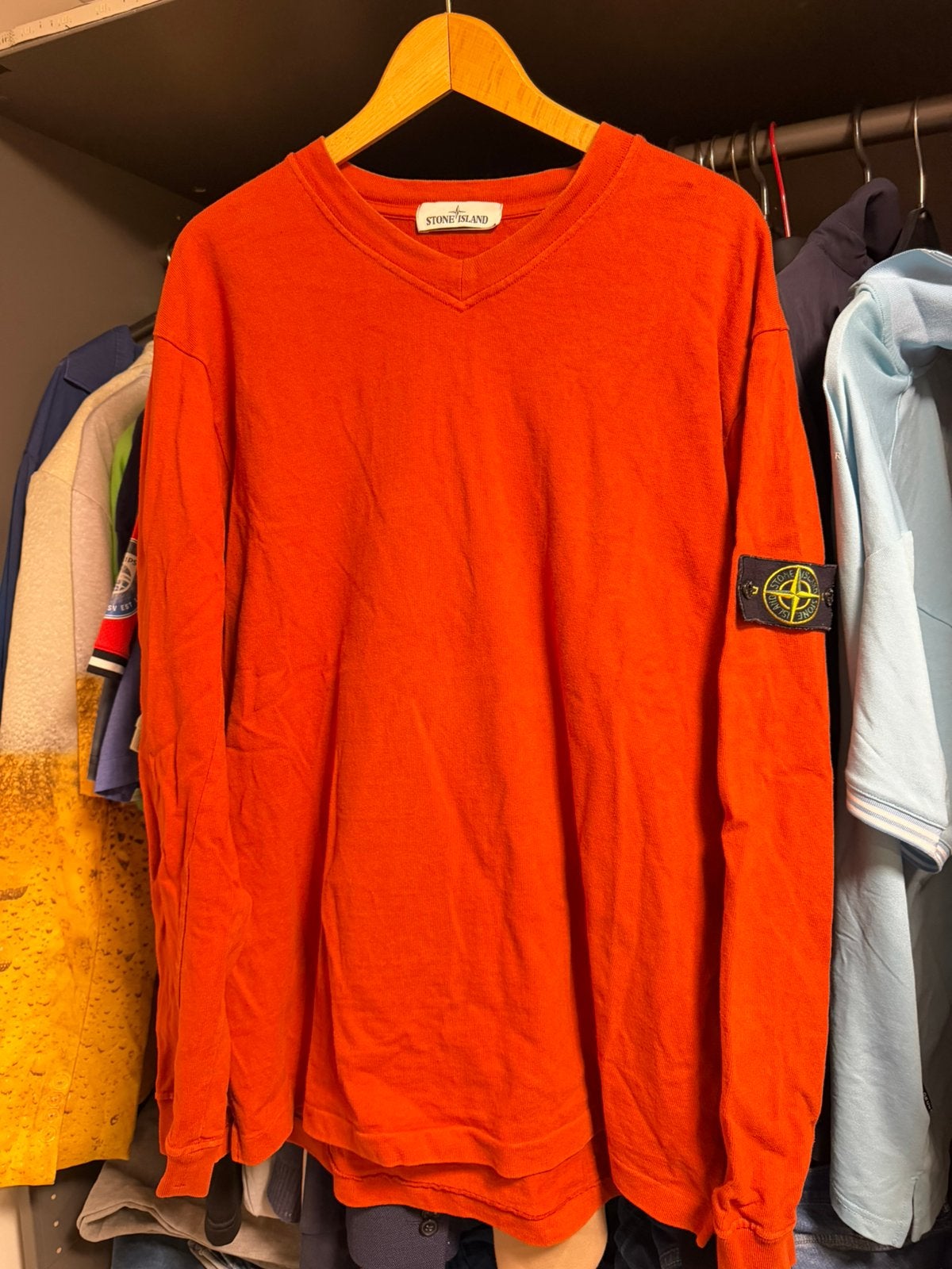 stoneisland trui roodoranje maat xxl, Ophalen, Zo goed als nieuw, Overige maten