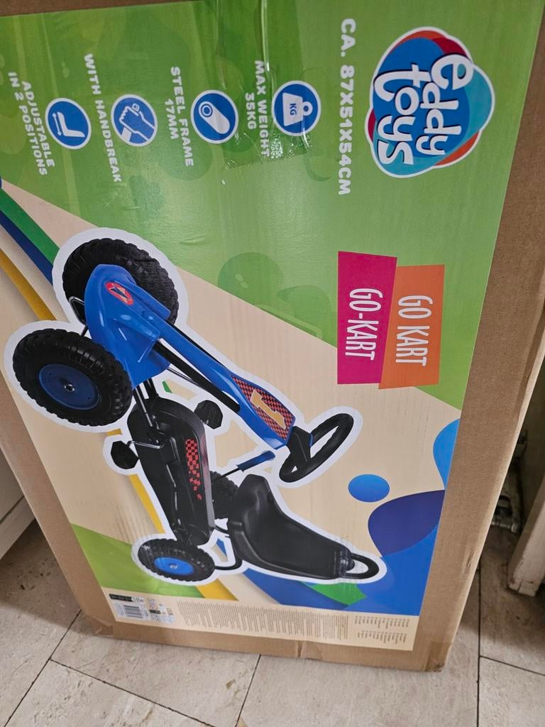 Eddy Toys Skelter Go-Kart - Nieuw in verpakking, Kinderen en Baby's, Speelgoed | Buiten | Skelters, Ophalen of Verzenden, Nieuw