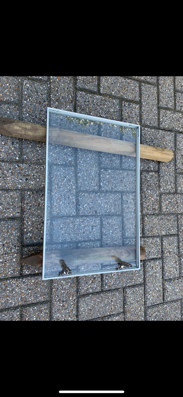 Gratis ruitje B 60 x H 38 cm, Ophalen, Zo goed als nieuw, Minder dan 80 cm
