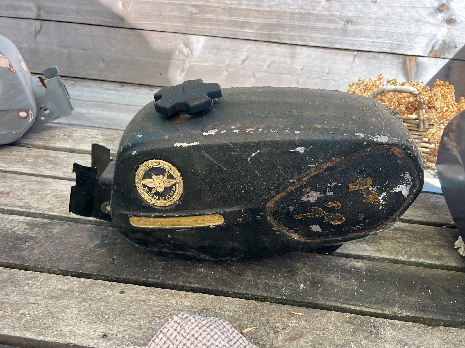 Originele Zündapp flappentank 517 - Restauratieobject, Ophalen, Gebruikt, Tank