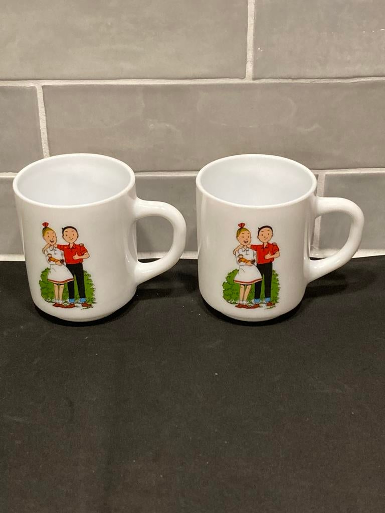 Vintage beker Suske en Wiske (041223), Verzamelen, Stripfiguren, Ophalen of Verzenden, Suske en Wiske, Zo goed als nieuw, Gebruiksvoorwerp