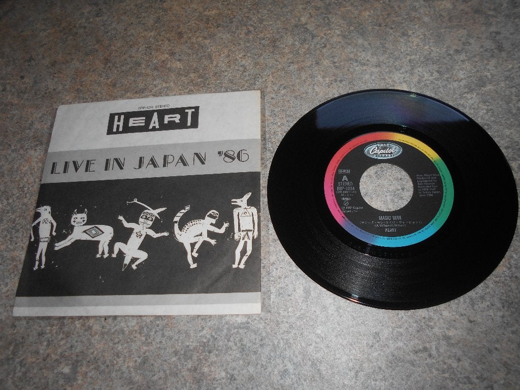Heart Promo Single – Live in Japan '86, Cd's en Dvd's, Gebruikt, 7 inch, Ophalen of Verzenden, Poprock