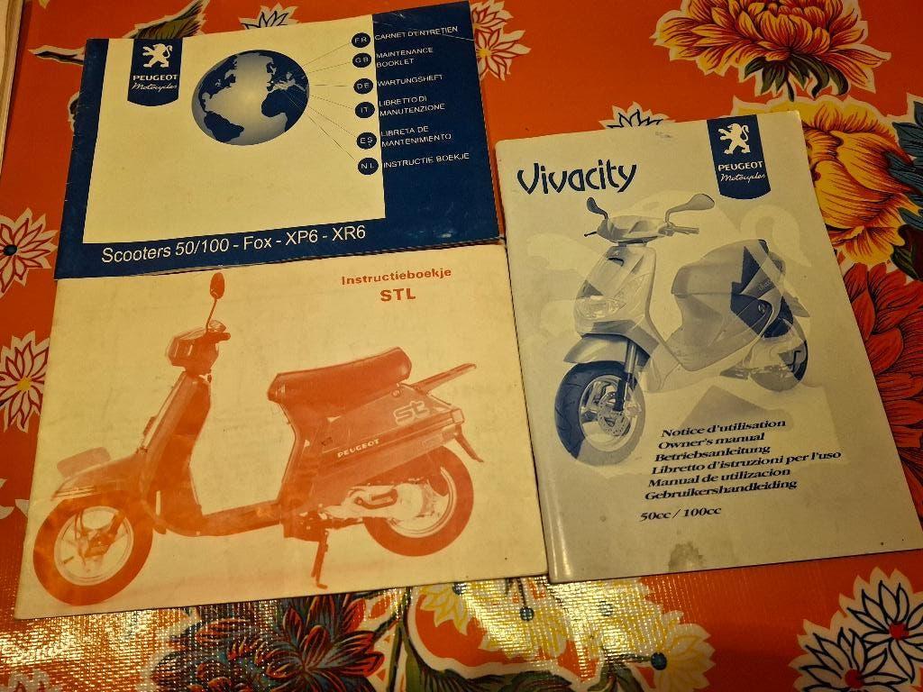handleiding peugeot stl,fox,xp6,xr6,vivacity, Fietsen en Brommers, Ophalen of Verzenden, Zo goed als nieuw