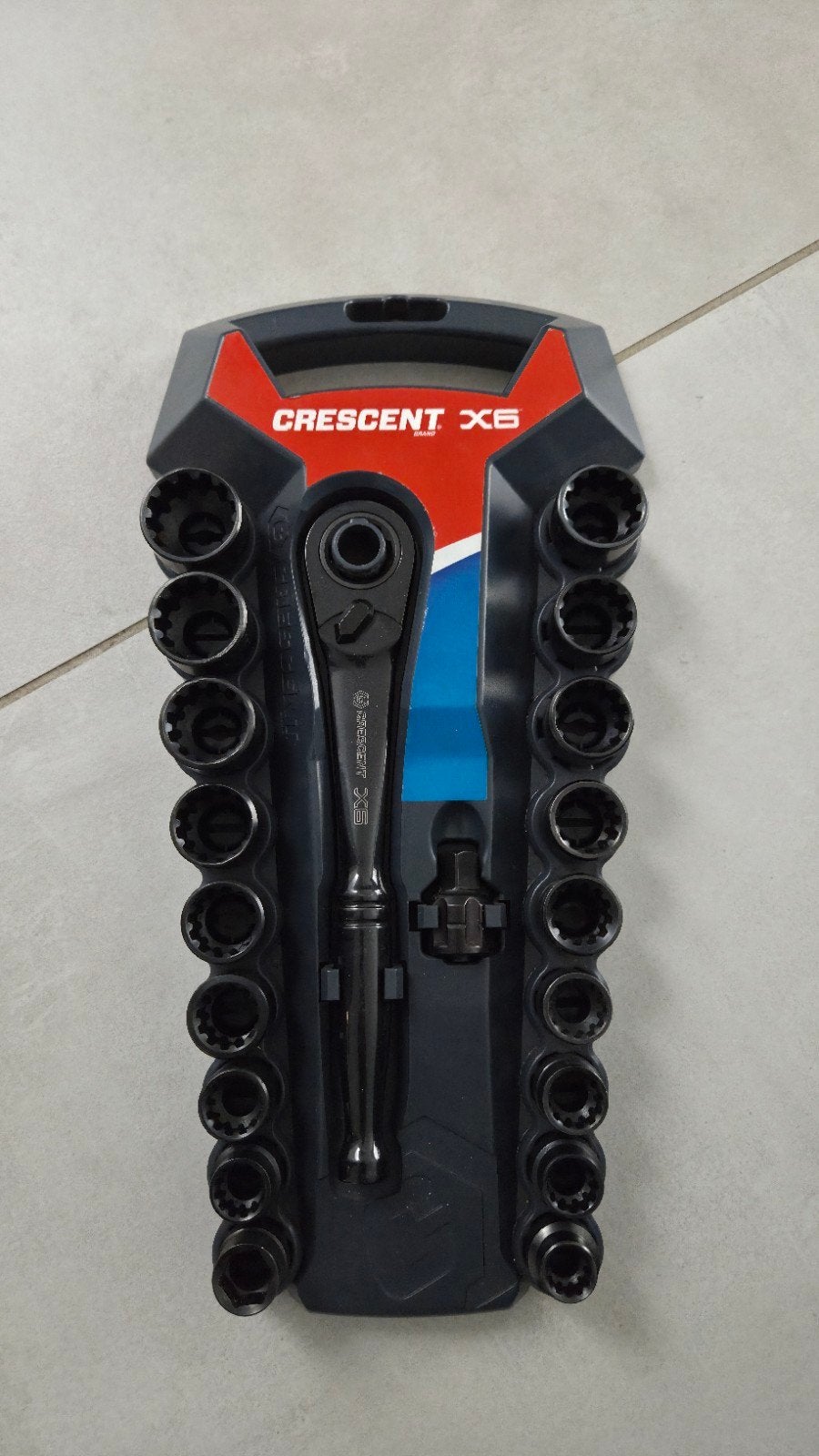 Crescent X6 Pass-Thru 20-delige ratel- & doppenset CX6PT20, Ophalen of Verzenden, Nieuw