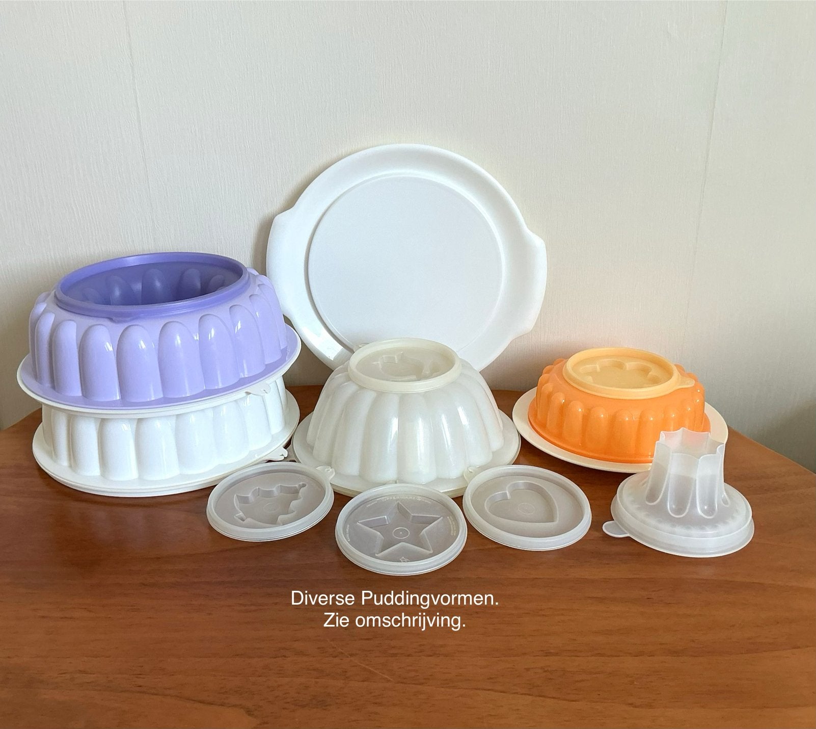 Tupperware Diverse Puddingvormen zie omschrijving v.a. €7,50, Huis en Inrichting, Keuken | Tupperware, Ophalen of Verzenden, Zo goed als nieuw