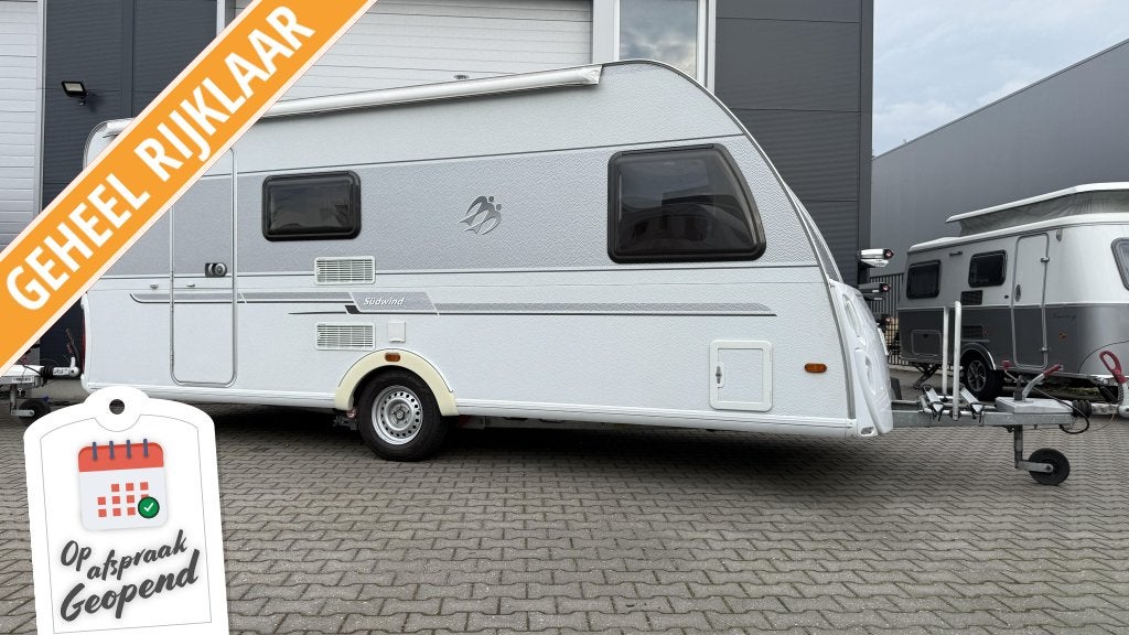Knaus Sudwind 500 FDK luifel mover, Dwars-stapelbed, Bedrijf, Koelkast, 5 tot 6 meter
