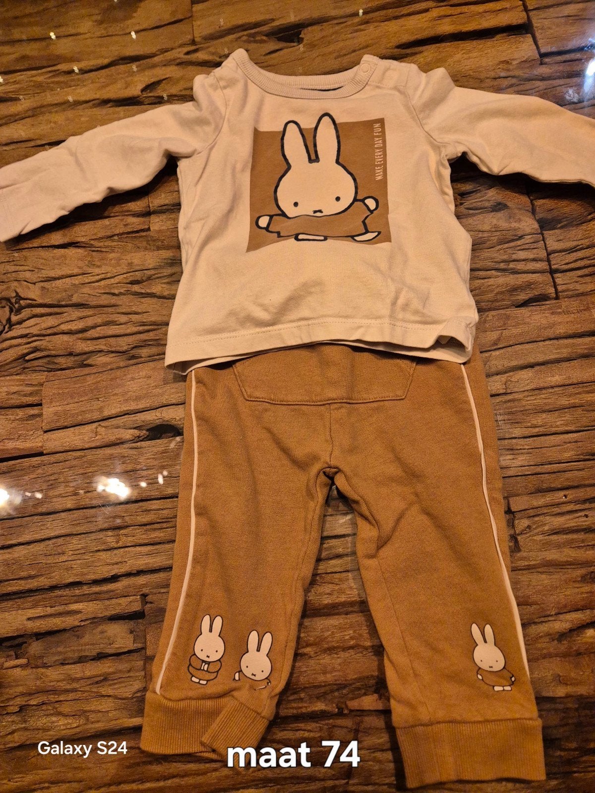Schattige Nijntje set maat 74, Kinderen en Baby's, Babykleding | Maat 74, Gebruikt, Jongetje of Meisje, Nijntje, Ophalen of Verzenden