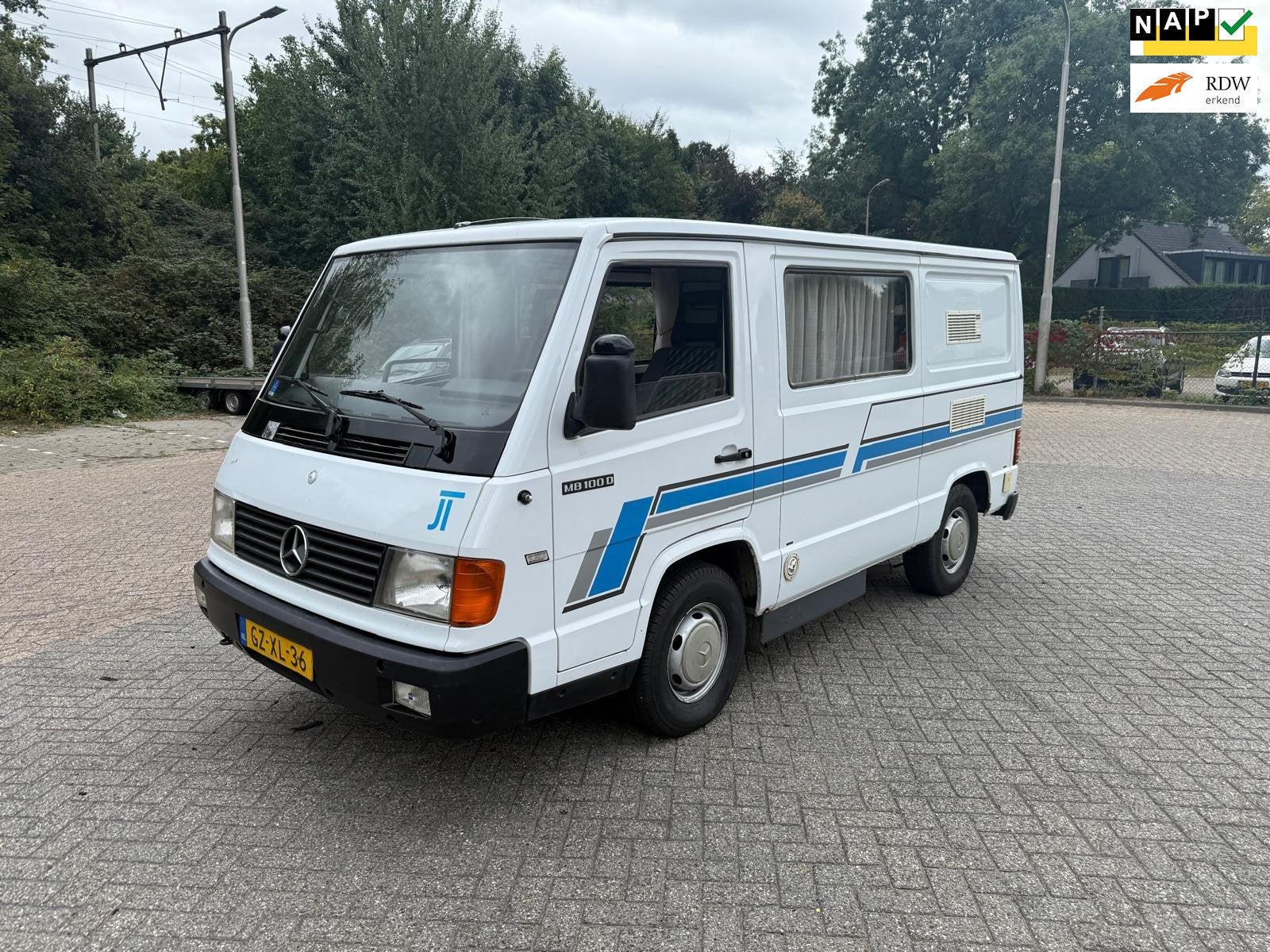 Mercedes-Benz MB 100 D KAMPEERAUTO COMPLETE CAMPER / LUIFEL, Caravans en Kamperen, Necmettin eren, Mercedes-Benz, Bedrijf, Diesel