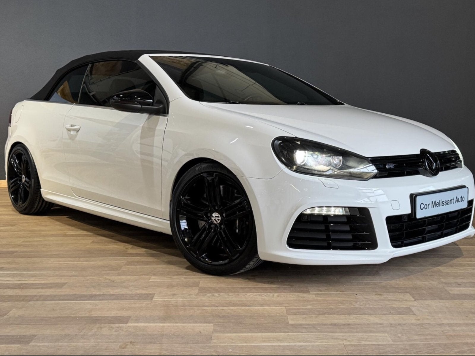 Volkswagen Golf R 2.0 TSI 400+ Pk Cabrio Dsg6 2013 Wit, Zwart, 4 stoelen, Wit, Leder