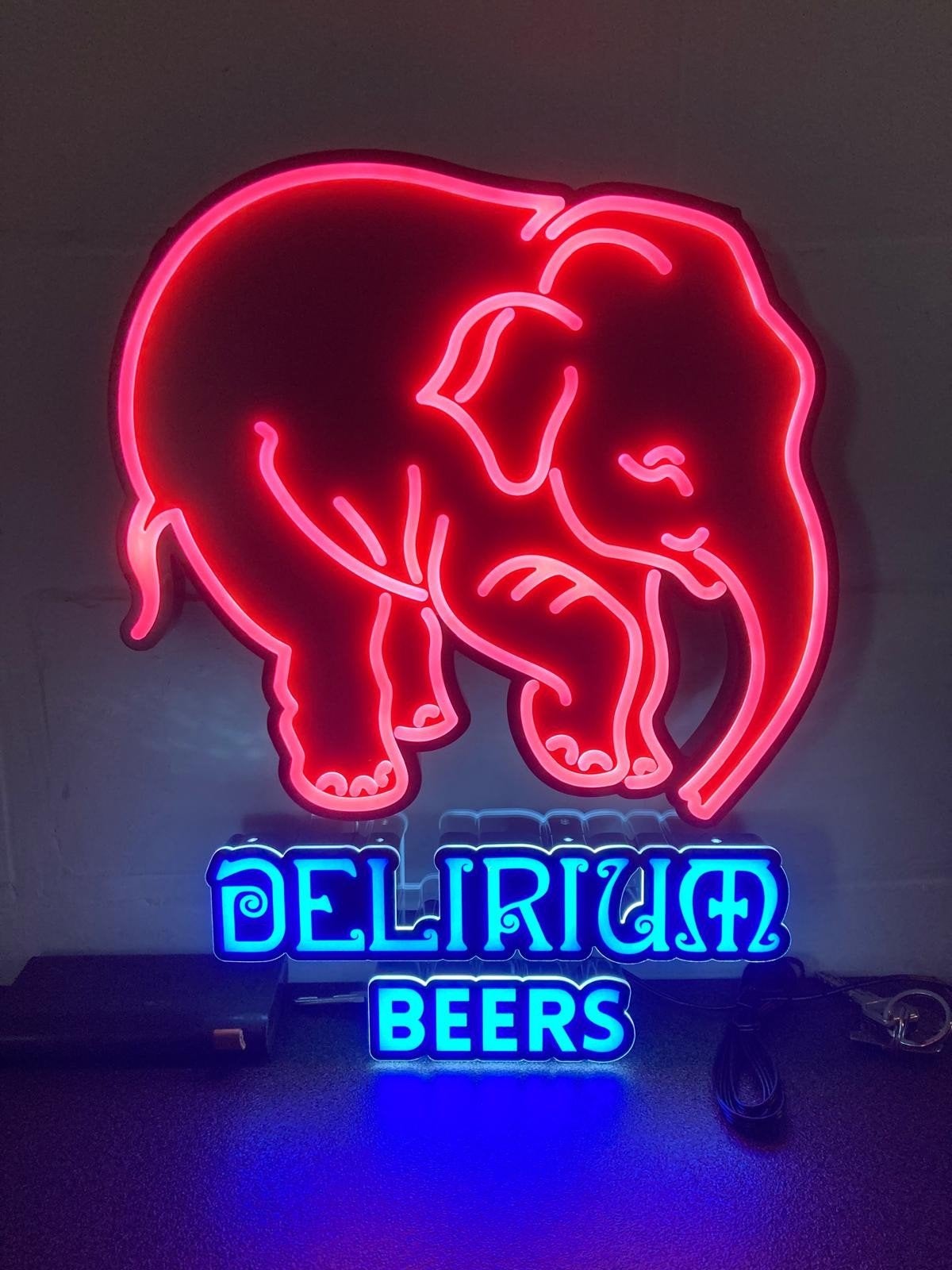 Delerium lichtreclame led, Ophalen of Verzenden, Nieuw, Lichtbak of (neon) lamp