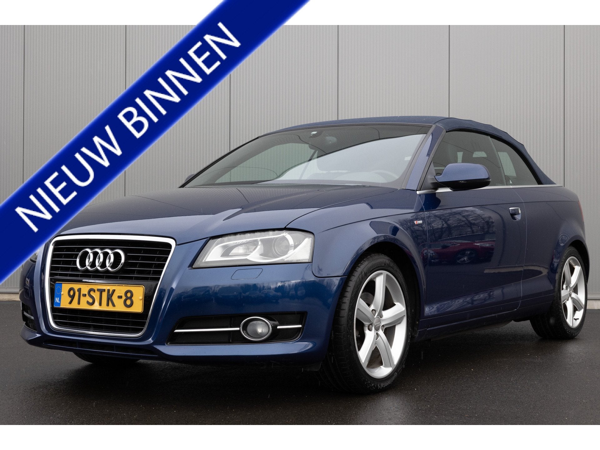Audi A3 Cabriolet | 2X S-line | NL- AUTO | LEDER | NAVI | CL, Auto's, Audi, Voorwielaandrijving, Euro 5, Gebruikt, Zwart
