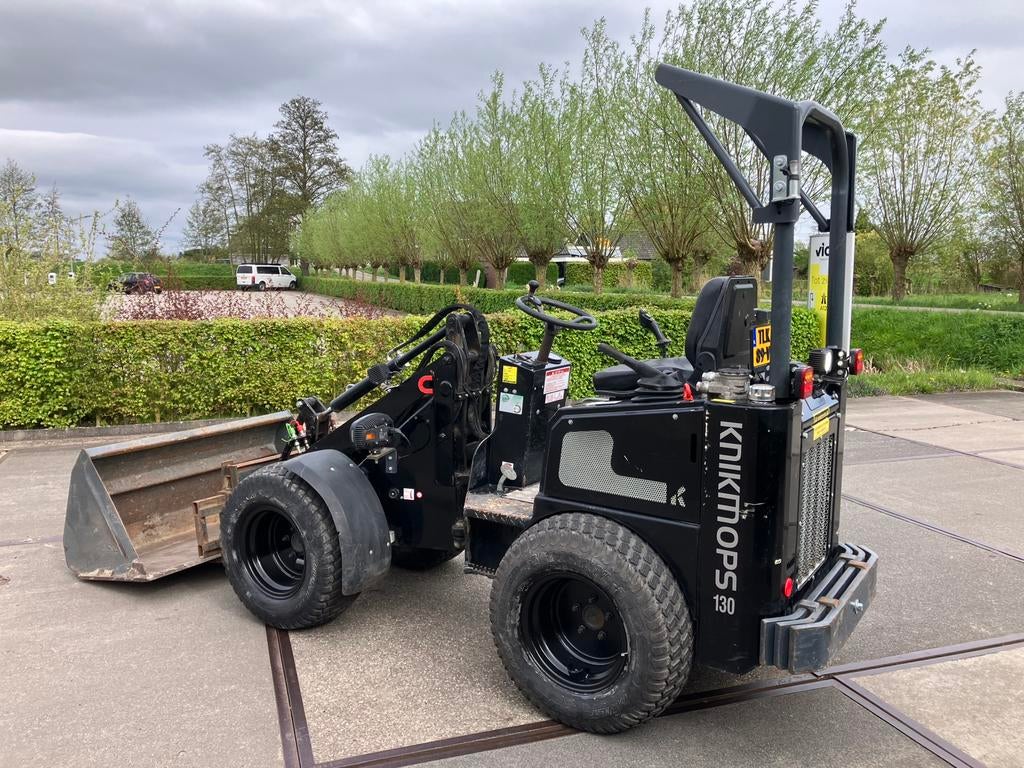 Knikmops 130 mini shovel | 2021 | 1500u | bak + vorken, Zakelijke goederen, Machines en Bouw | Kranen en Graafmachines, Ophalen of Verzenden