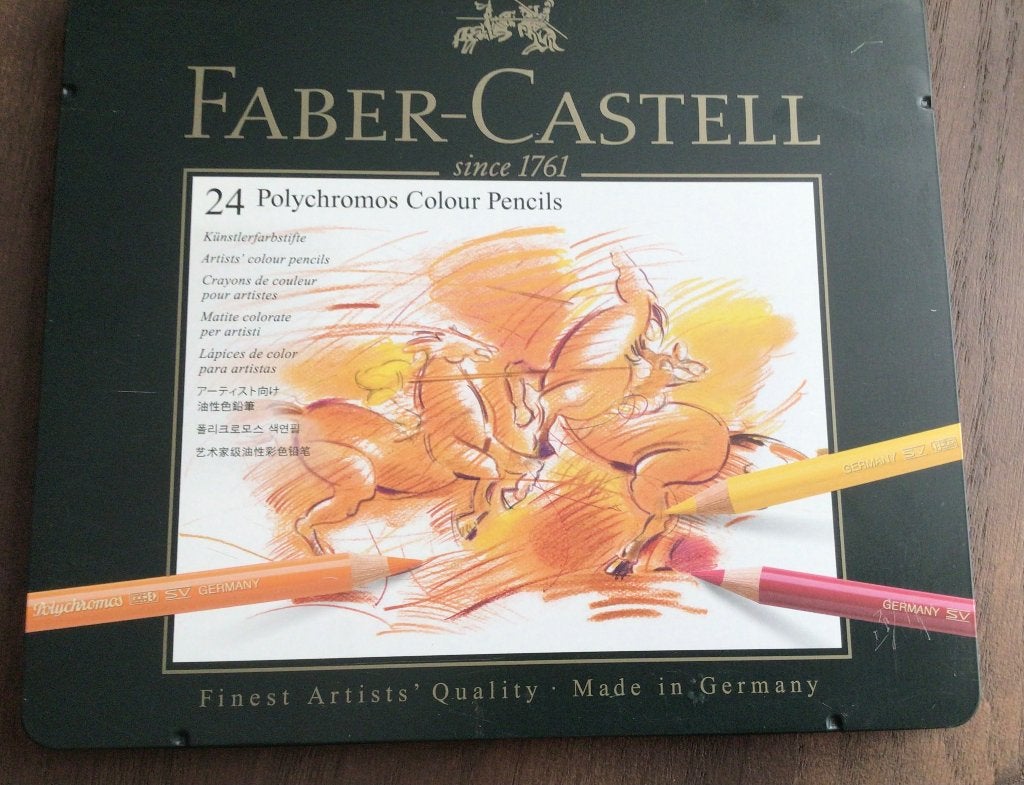 Faber-Castel 24 polychromos colourpencils, Ophalen of Verzenden, Gebruikt, Potlood of Stift