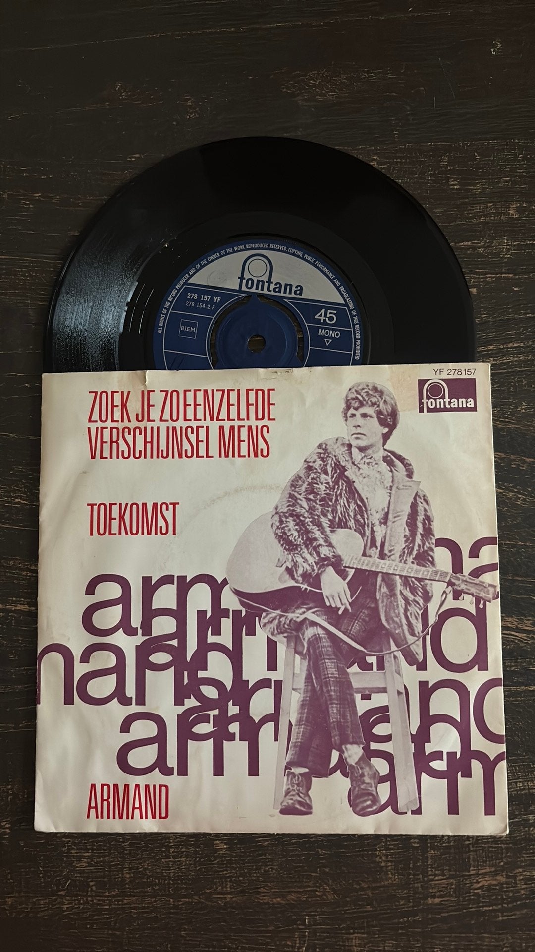 Armand - Zoek je zo eenzelfde verschijnsel mens, Ophalen of Verzenden, Zo goed als nieuw, Nederlandstalig