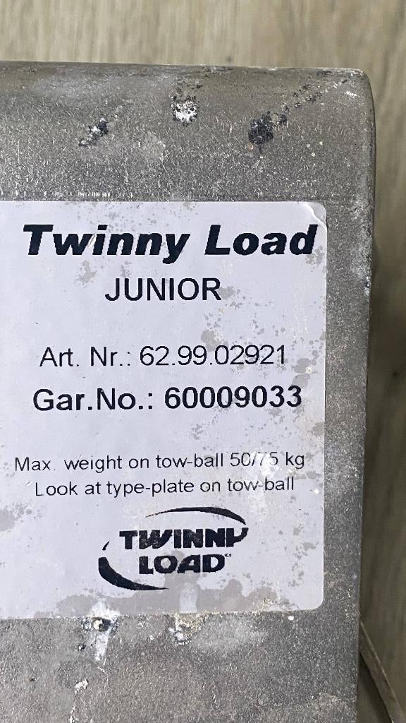 Twinny Load Junior fietsendrager voor trekhaak, Auto diversen, Fietsendragers, Ophalen, 2 fietsen, Gebruikt, Trekhaakdrager