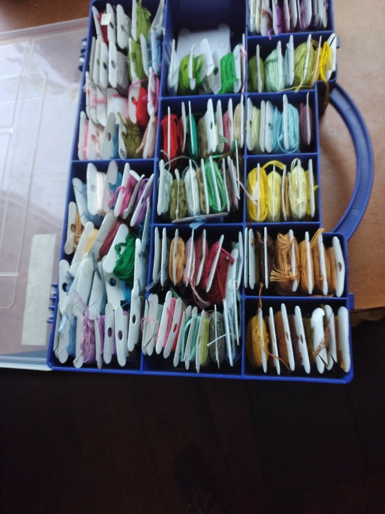 borduurgaren in doos, Ophalen of Verzenden, Nieuw, Handborduren, Borduurgaren of Zijde