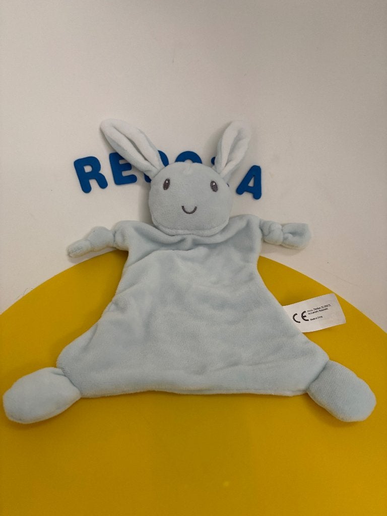 K2953 evora kruidvat doekje konijn licht blauw, Ophalen of Verzenden, Zo goed als nieuw, Overige typen