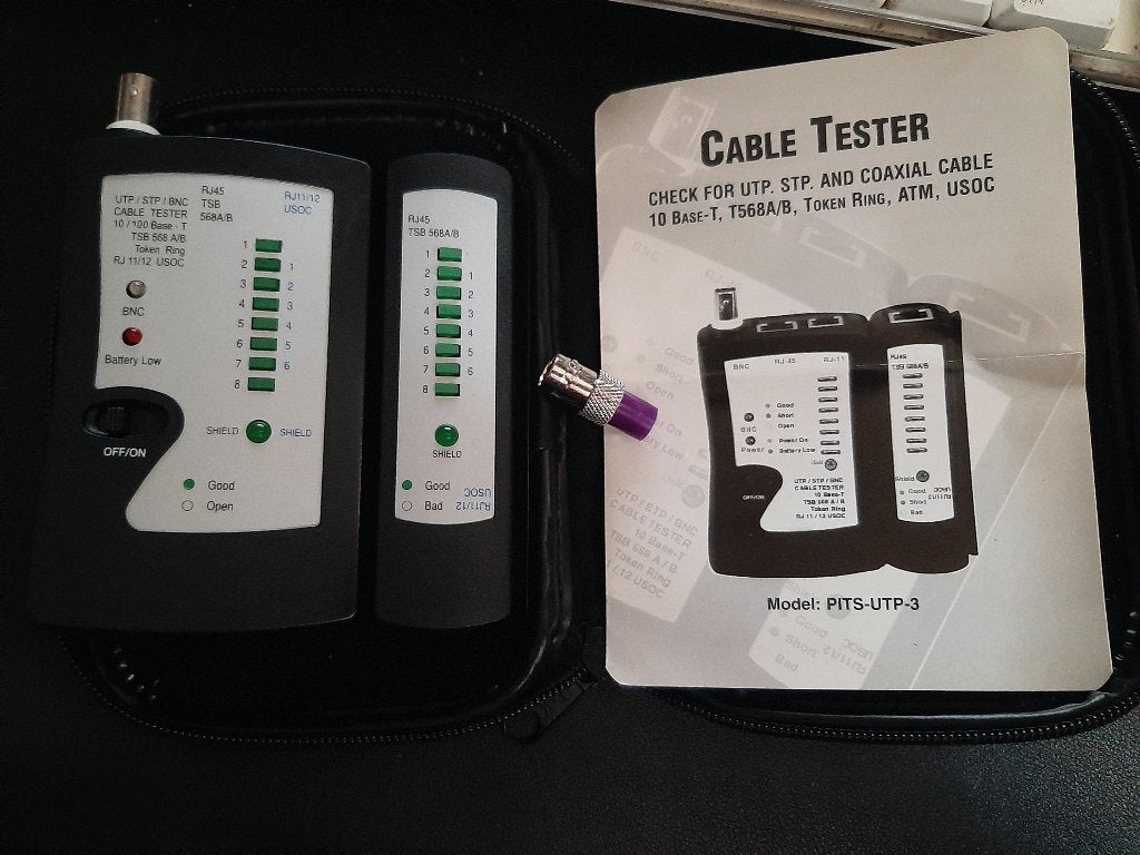Netwerkkabel Tester PITS-UTP-3, Ophalen of Verzenden, Zo goed als nieuw