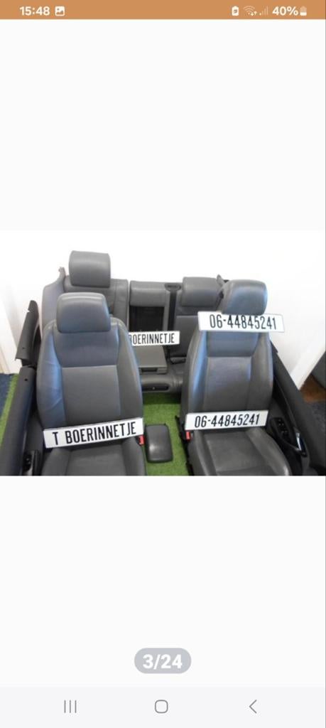 Saab 9.3 Interieur Volleder  2003-2012 Zeer Netjes, Auto-onderdelen, Interieur en Bekleding, Ophalen, Saab