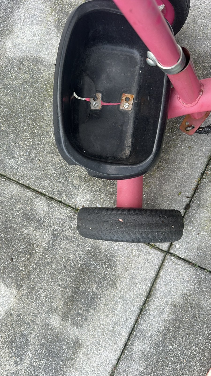 Driewieler, Ophalen, Gebruikt, Duwstang
