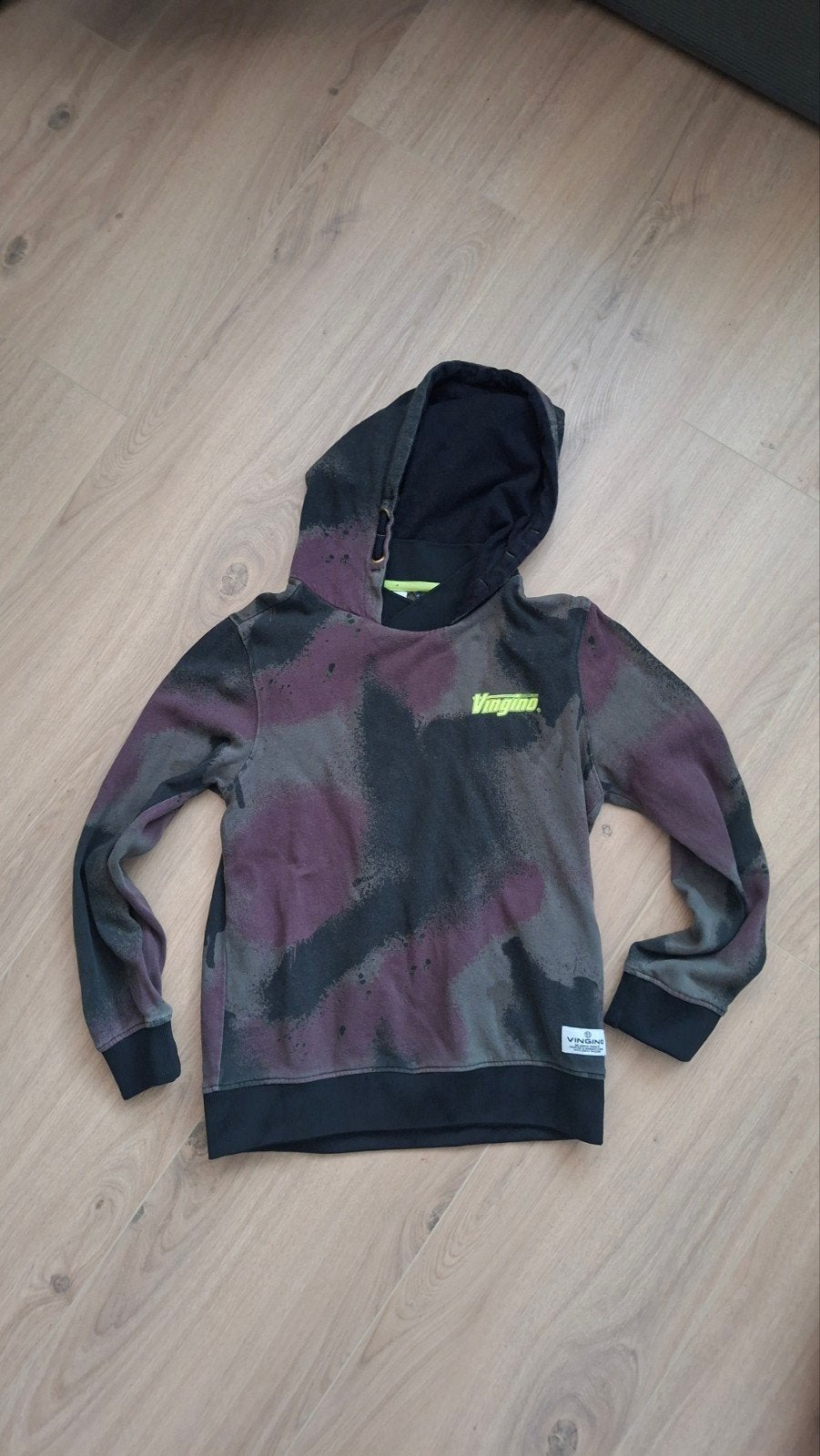 Vingino hoodie maat 152 - camouflage print, Ophalen of Verzenden, Gebruikt, Vingino, Jongen