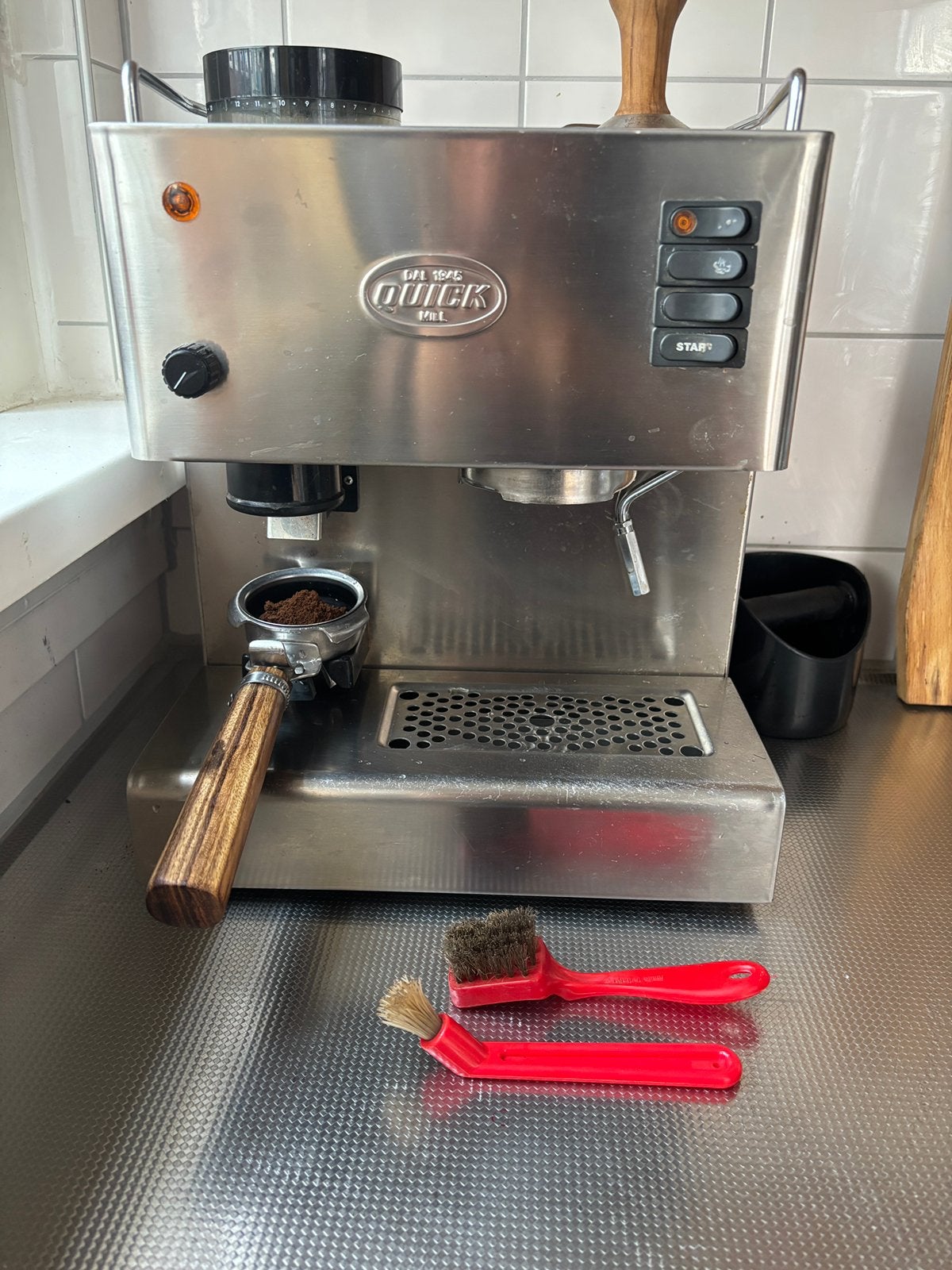 Quickmill 3035 espresso machine, Ophalen, Gebruikt, Espresso apparaat, Koffiebonen