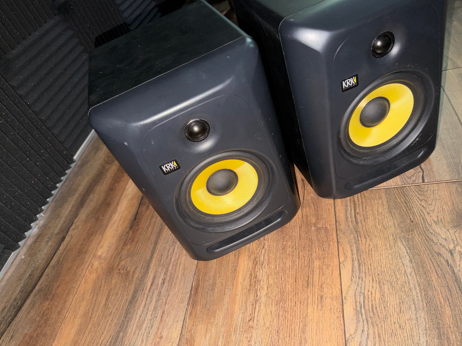 KRK Classic 7 Studiomonitoren - Zo goed als nieuw, Studiomonitor, Ophalen of Verzenden, Zo goed als nieuw, Basreflex