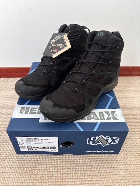 Haix wandelschoenen Black Eagle (hoog) maat 43, Ophalen, Nieuw, Werkschoenen, Zwart