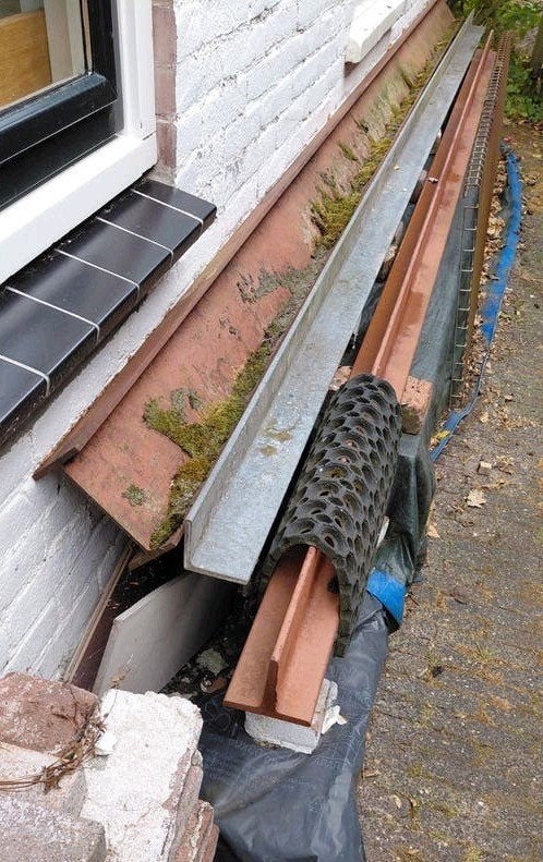 3 stalen profielen / stalen binten /verzinkte U balk, Doe-het-zelf en Verbouw, Metalen, Ophalen of Verzenden, Zo goed als nieuw