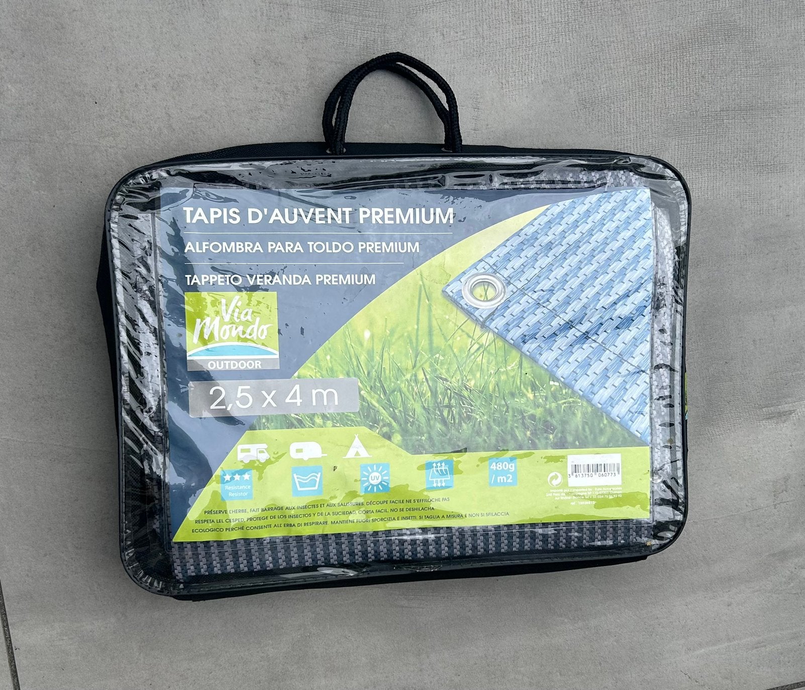 Bolon tenttapijt 2,5 x 4m, Caravans en Kamperen, Ophalen, Zo goed als nieuw