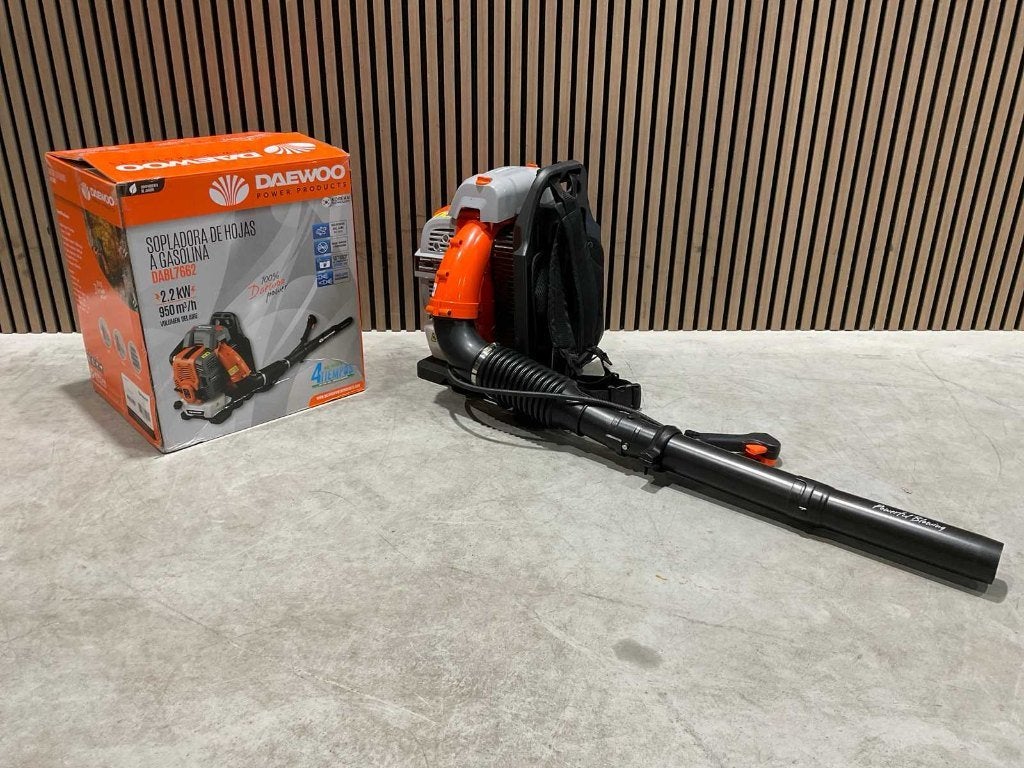 Daewoo DABL7662 Bladblazer‼️, Tuin en Terras, Bladblazers, Ophalen, Benzine, Daewoo, Ruggedragen