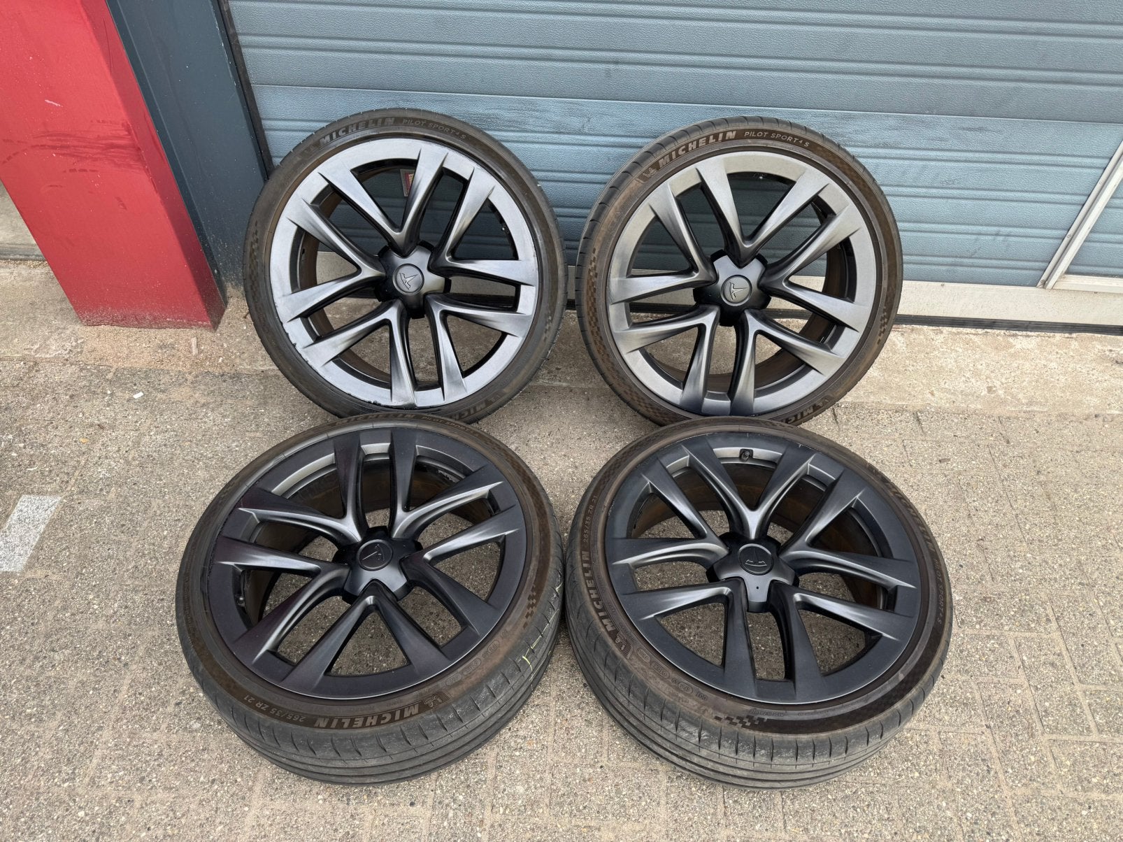 Originele Tesla Model S 21 inch Arachnid Velgen zomer tpms, Auto-onderdelen, Banden en Velgen, Banden en Velgen, Zomerbanden, 21 inch