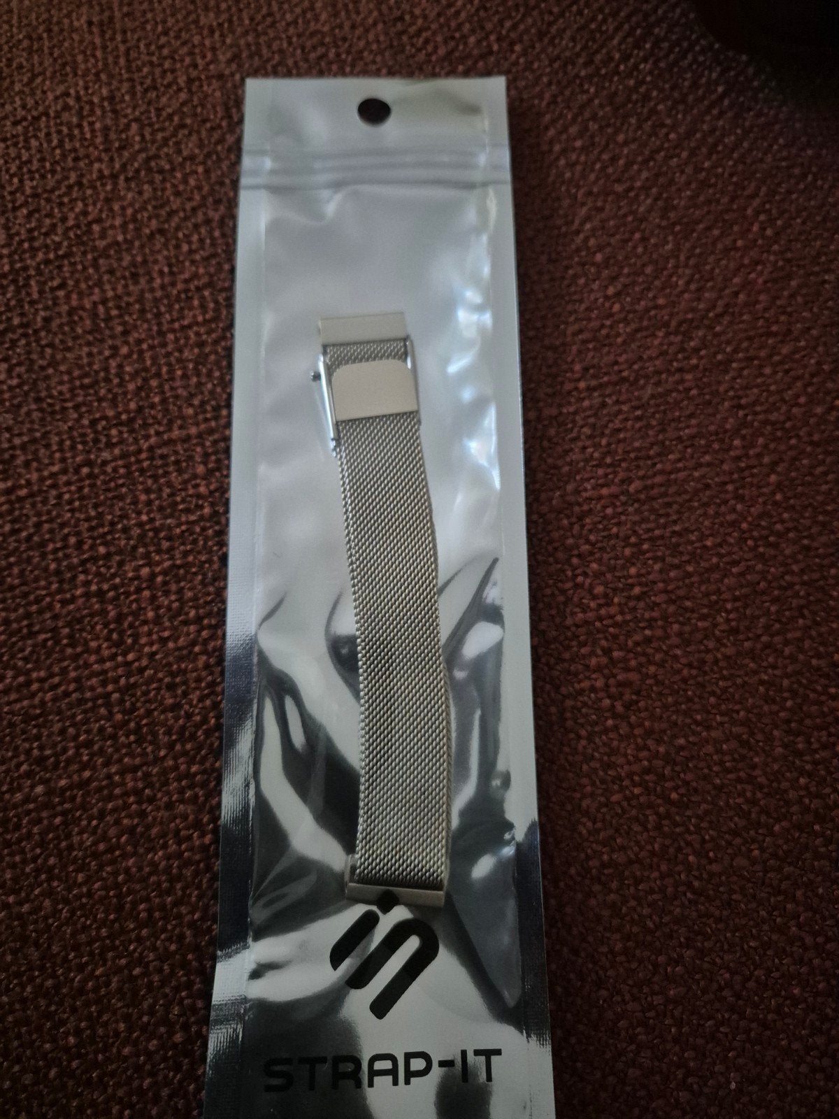 Milanese horlogebandje voor Garmin - champagne kleurig, Ophalen, Nieuw