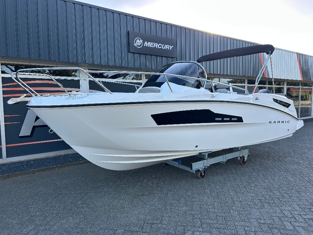Karnic SL641 consoleboot met Mercury 175PK NIEUW, Nieuw, 175 pk, Ophalen, 70 pk of meer
