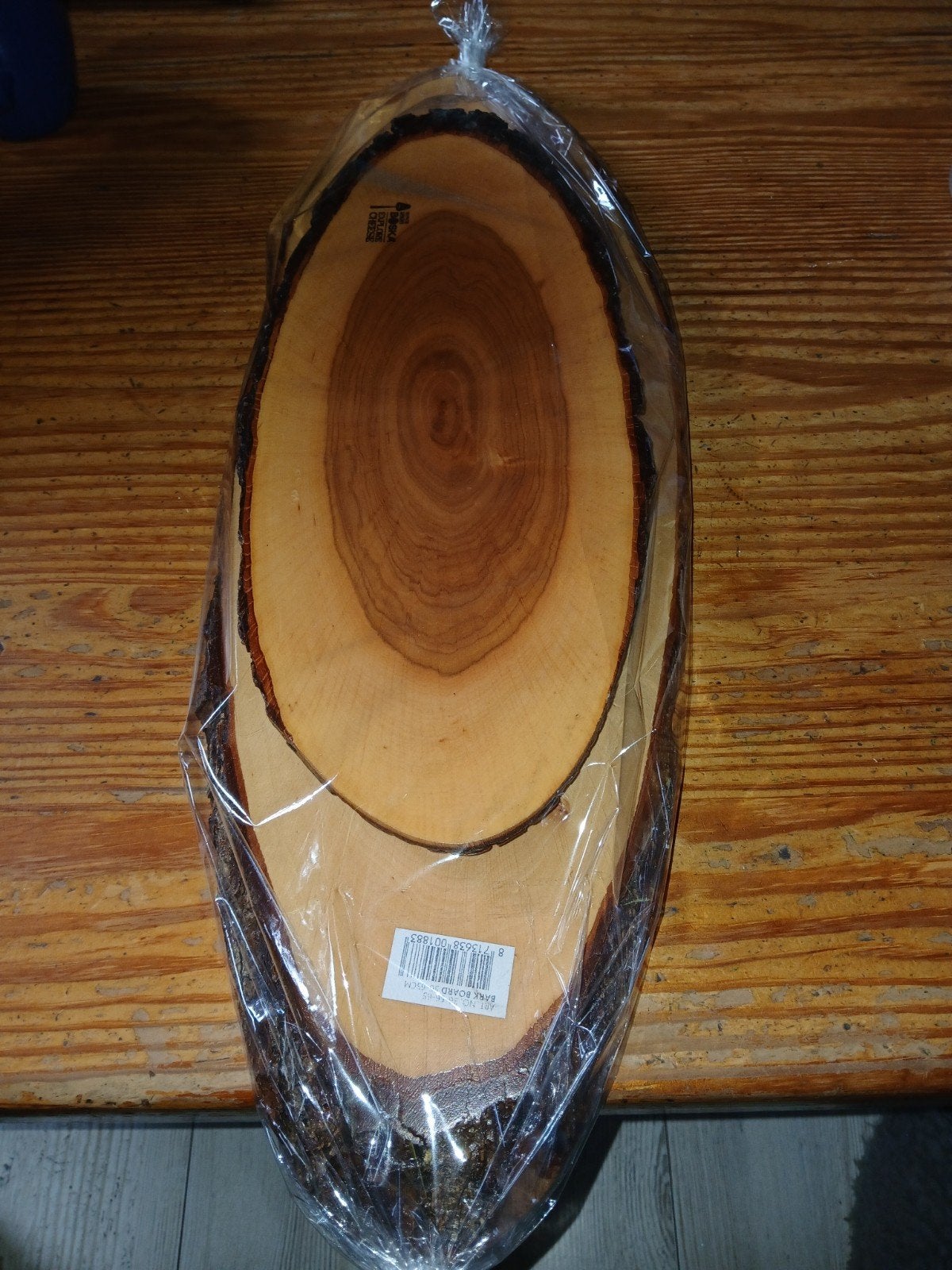2 borrelplanken met schorsrand van boska, Ophalen of Verzenden, Zo goed als nieuw, Hout
