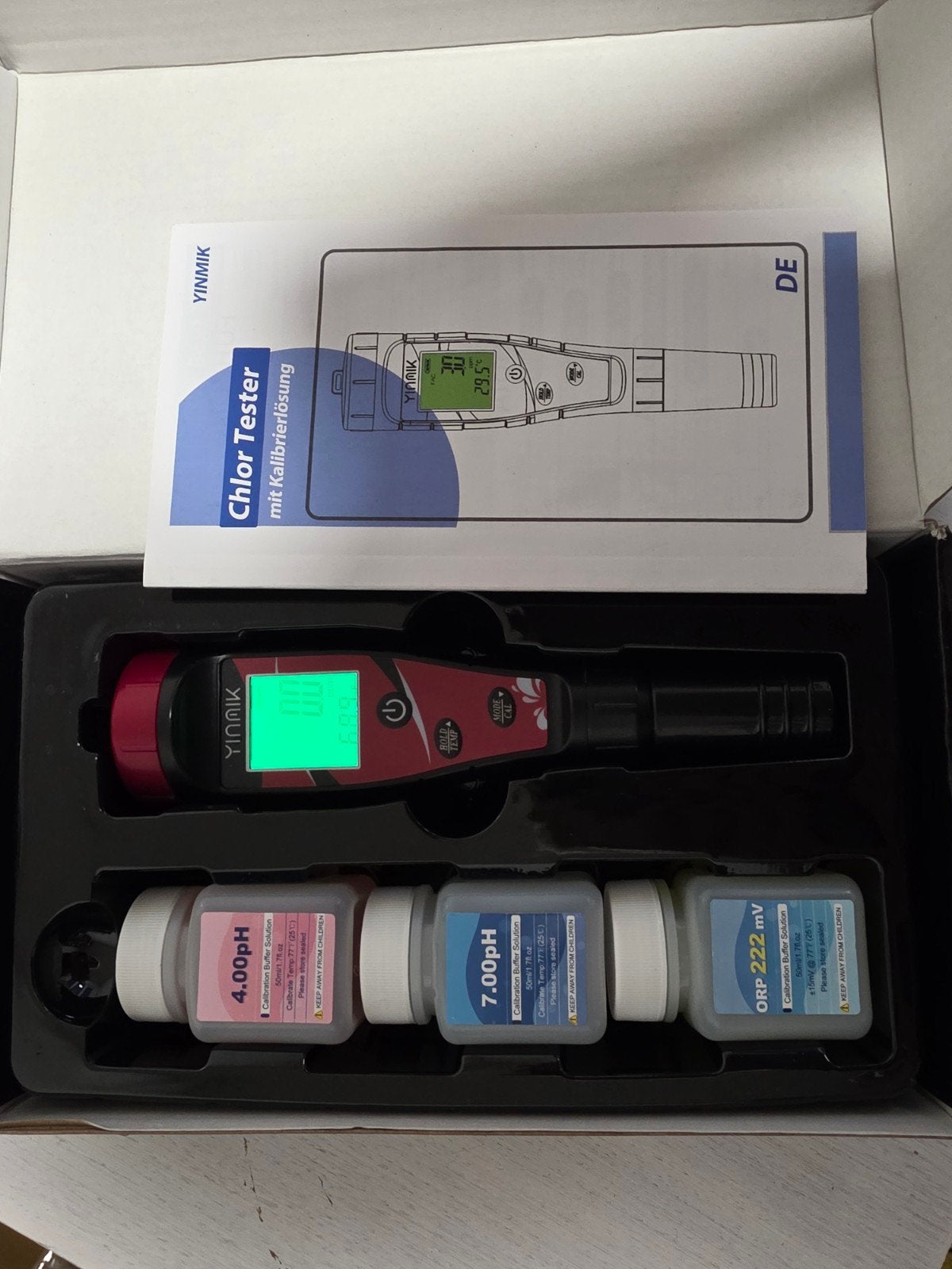 zo goed als nieuwe, licht gebruikte digitale waterkwaliteits, Tuin en Terras, Ophalen of Verzenden, Zo goed als nieuw, Reinigingsmiddel