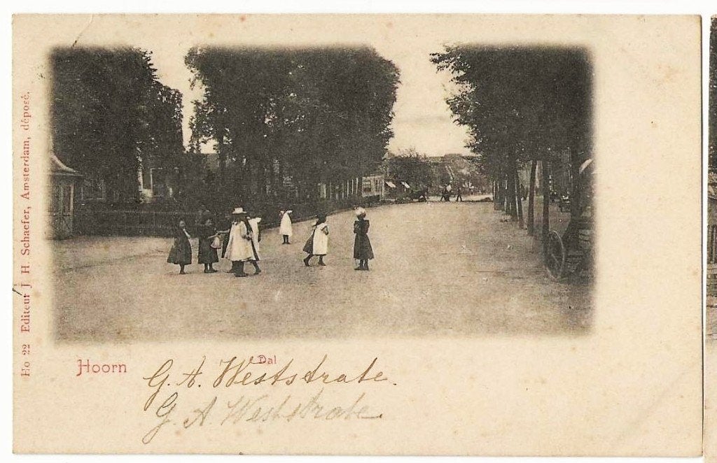 Hoorn-144   Dal, Verzenden, 1920 tot 1940, Gelopen, Noord-Holland